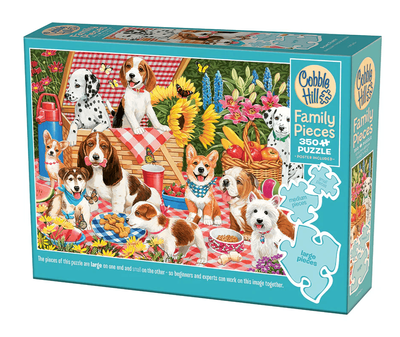 Cobble Hill 350 Piece Family Jigsaw Puzzle Picnic Party