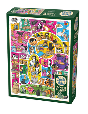 Cobble Hill 1000 Piece Jigsaw Puzzle Doodlecats