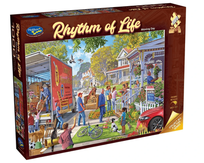 Holdson 1000 Piece Jigsaw Puzzle Rhythm of Life: Moving Day