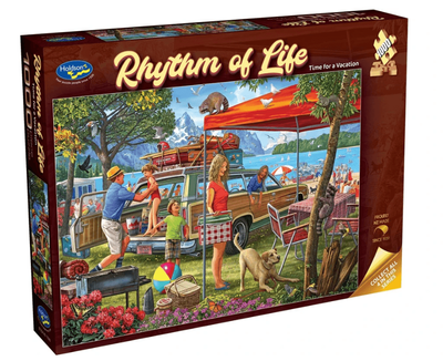 Holdson 1000 piece jigsaw puzzle Rhythm of life: Time For A Vacation