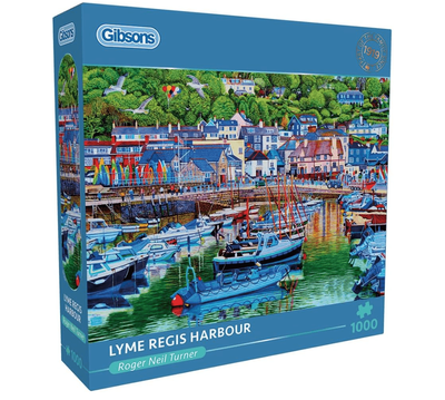 Gibson 1000 Piece Jigsaw Puzzle Lyme Regis Harbour
