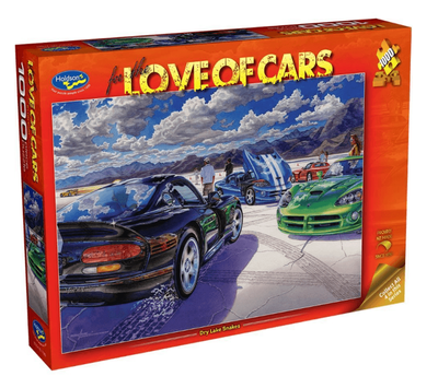 Holdson 1000 Piece Jigsaw Puzzle For The Love of Cars: Dry lake Snakes