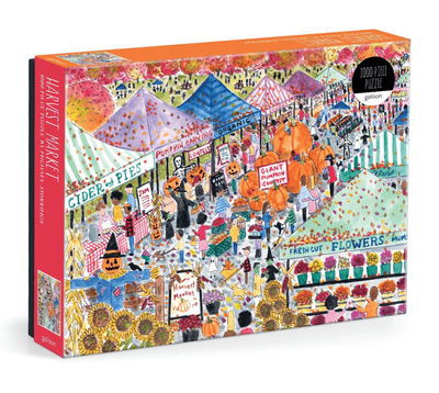 Galison 1000 Piece Jigsaw Puzzle: Michael Storrings Harvest Market