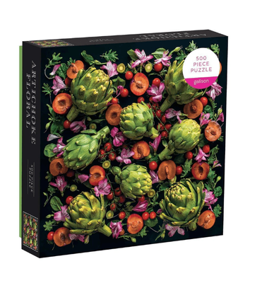 Galison 500 Piece Jigsaw Puzzle: Artichoke Floral
