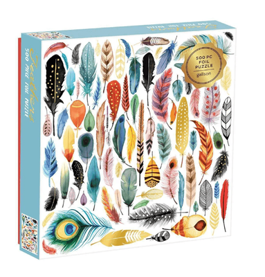 Galison 500 Piece Jigsaw Puzzle: Feathers