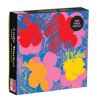 Galison 500 Piece Jigsaw Puzzle: Andy Warhol Flowers