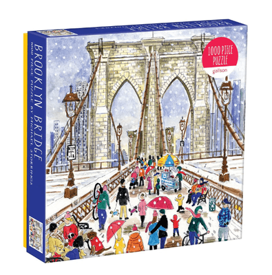 Galison 1000 Piece Jigsaw Puzzle: Michael Storrings Brooklyn Bridge