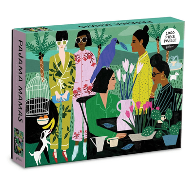 Galison 1000 Piece Jigsaw Puzzle: Pajama Mamas