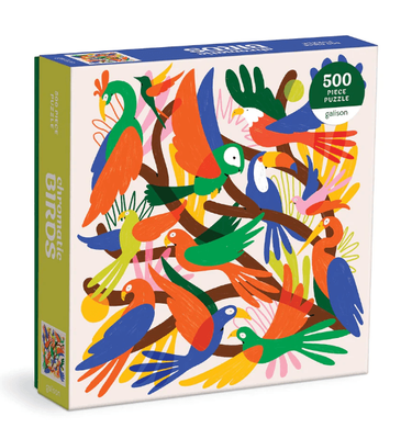 Galison 500 Piece Jigsaw Puzzle: Chromatic Birds