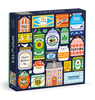 Galison 500 Piece Jigsaw Puzzle: Spot of Tea