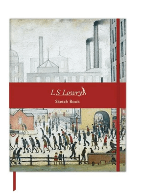 Blank Sketchbook L. S. Lowry Coming From the Mill 247mm x 187mm 124 blank pages