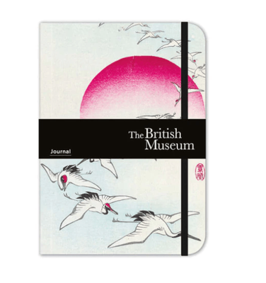 Museums &amp; Galleries - Cranes &amp; Rising Sun - Elastic Closure Journal 200 pages
