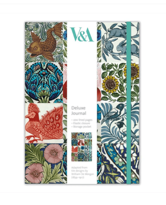 Museums &amp; Galleries - De Morgan Tiles - Deluxe Journal