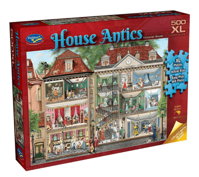 Holdson 500XL Piece Jigsaw Puzzle: House Antics: Victorian House