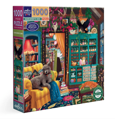 eeboo 1000 Piece Jigsaw Puzzle Sorcerers Den
