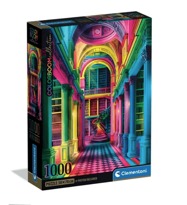 Clementoni 1000 Piece Jigsaw Puzzle - Colorboom Athenaeum