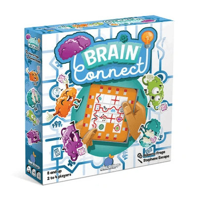 Brain Connect: Fast-paced, 2-4 Player Tabletop Game Ages 8+