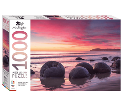 Hinkler Mindbogglers  1000 Piece Jigsaw Puzzle: Koekohe Beach &amp; Moeraki Boulders