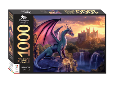 Hinkler Mindbogglers Artisan 1000 Piece Jigsaw Puzzle: Dragon Castle