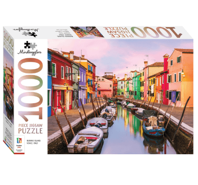 Hinkler Mindbogglers Artisan 1000 Piece Jigsaw Puzzle: Burano Island Venice