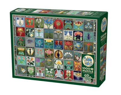 Cobble Hill 1000 Piece Jigsaw Puzzle: Art Nouveau Tiles