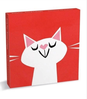 Museums &amp; Galleries Emily Fox Animal Collages 8 Pack Notecards