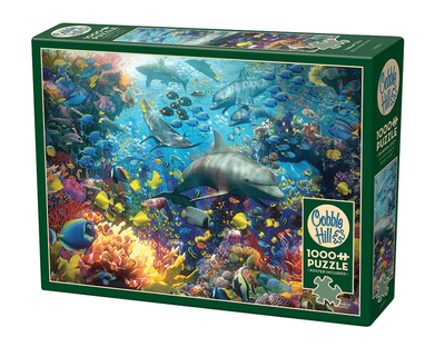Cobble Hill 1000 Piece Jigsaw Puzzle: Vibrant Sea