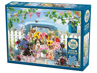 Cobble Hill 500 Piece Jigsaw Puzzle: Country Truck in Summer