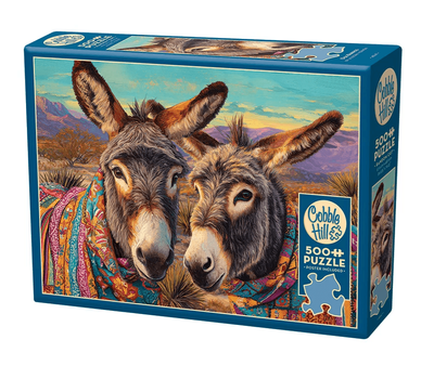 Cobble Hill 500 Piece Jigsaw Puzzle: Dos Burros
