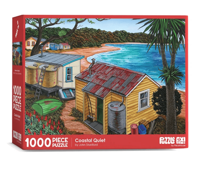 Puzzle Fix 1000 Piece Jigsaw Puzzle: Coastal Quiet