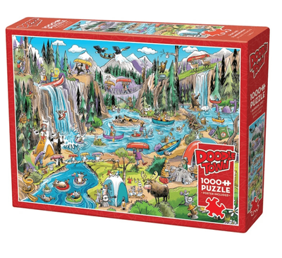 Cobble Hill 1000 Piece Jigsaw Puzzle: DoodleTown Portage Pandemonium