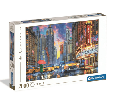 Clementoni 2000 Piece Jigsaw Puzzle: Rainy Manhattan