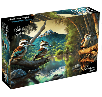 Puzzle Master 1000 Piece Jigsaw Puzzle: Kookaburra Laughs