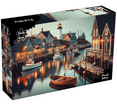 Puzzle Master 1000 Piece Jigsaw Puzzle: Private Wharf