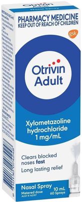 Otrivin Adult Nasal Spray 10ml