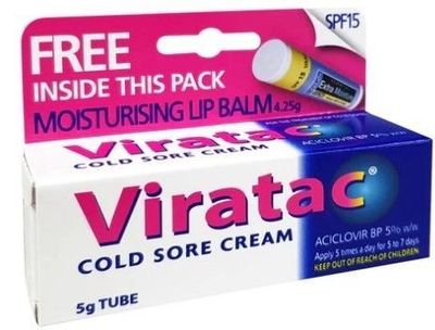 Viratac Cold Sore Cream 5g