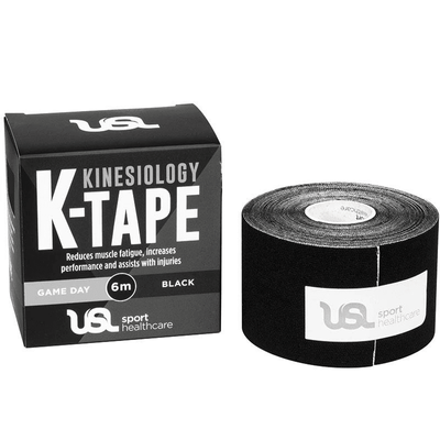 USL Sport K-Tape Black 5cm x 6m