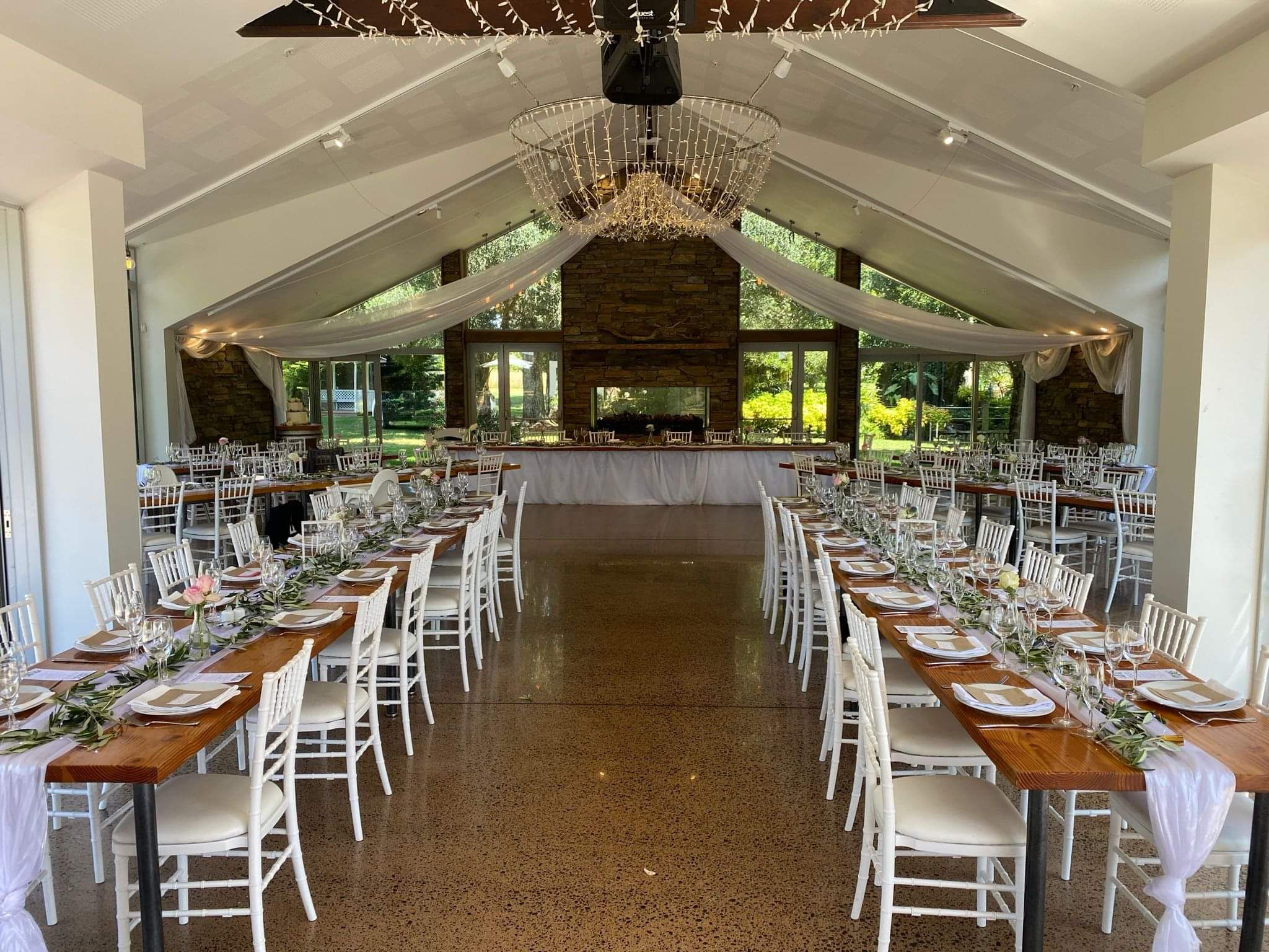 Markovina Vineyard Estate table settings