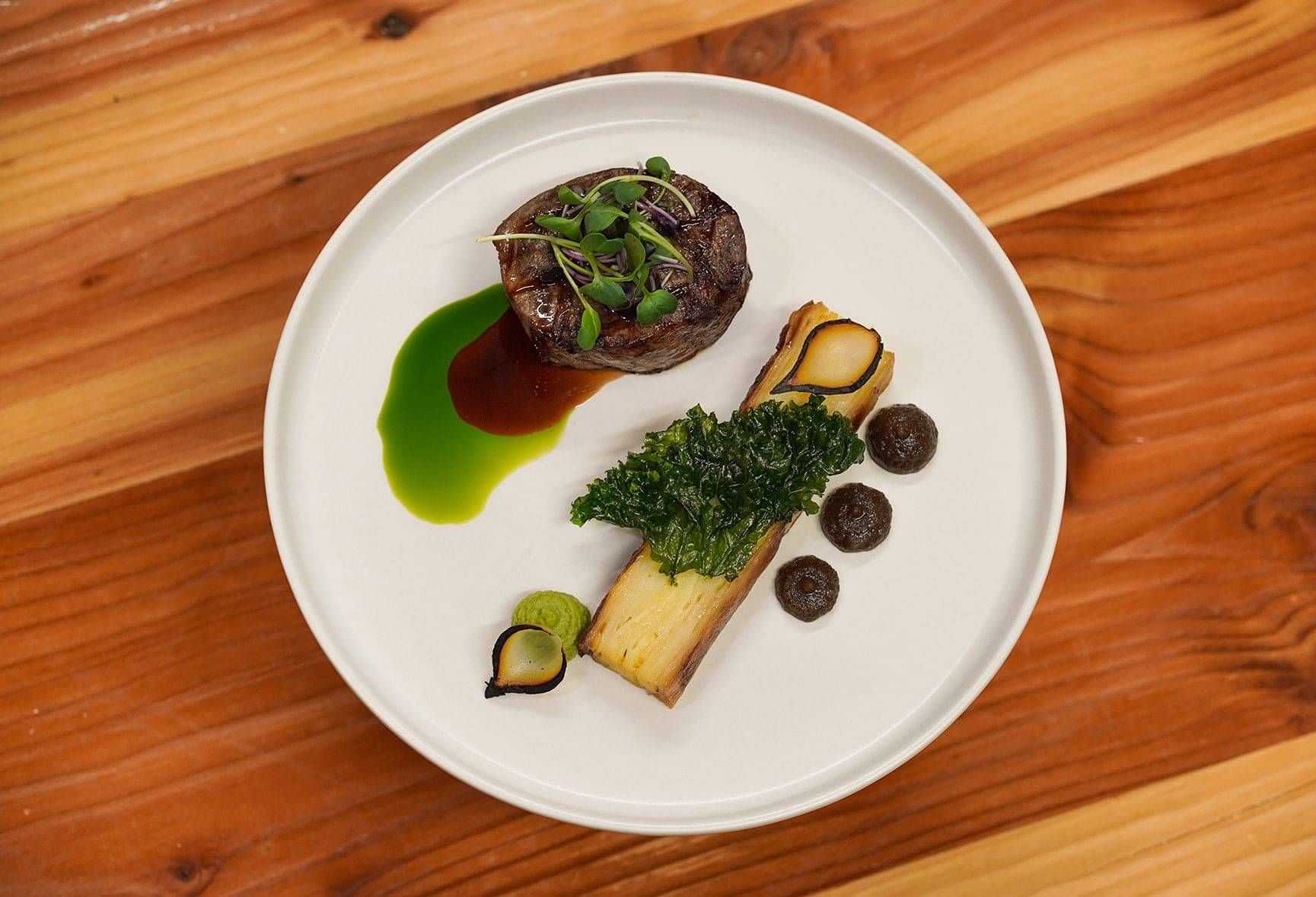 plated beef fillet