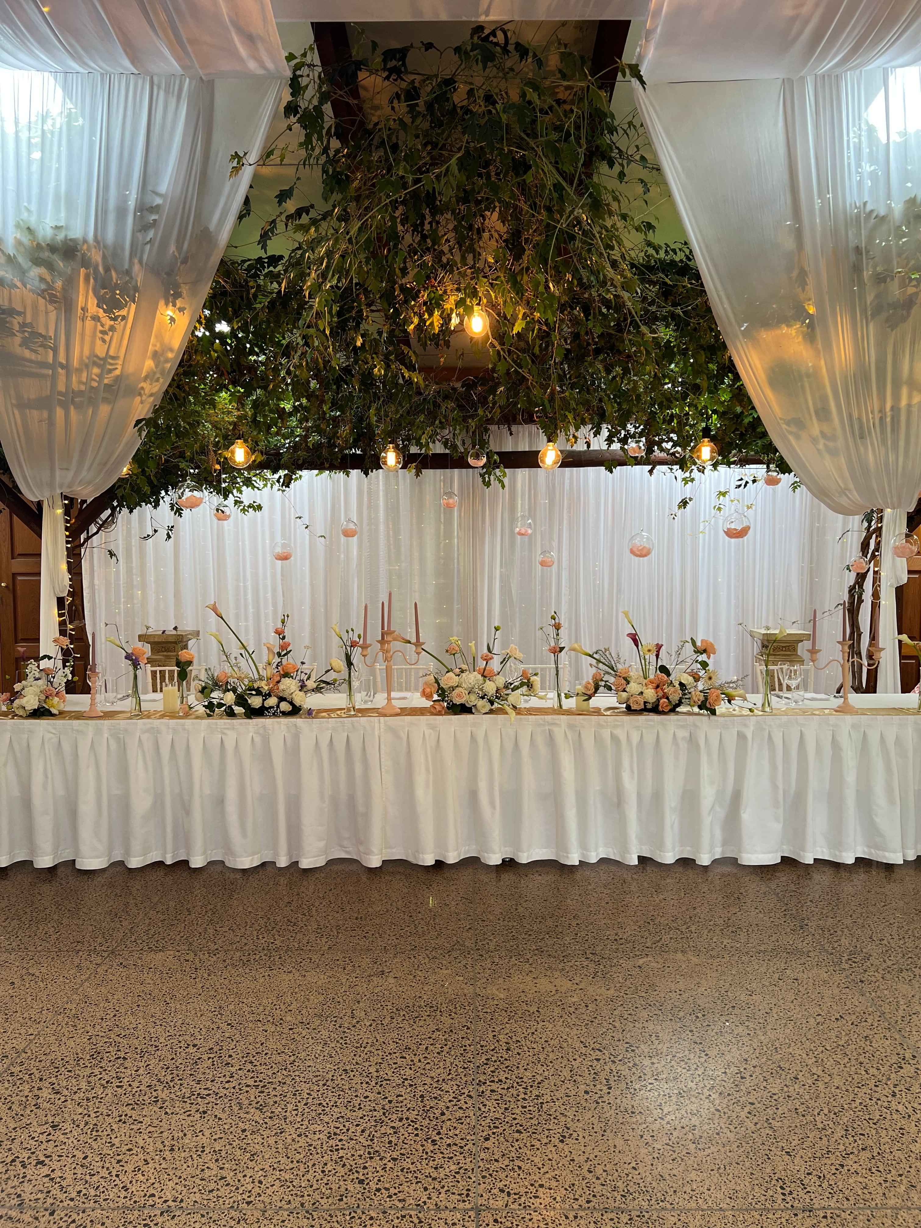 long wedding table