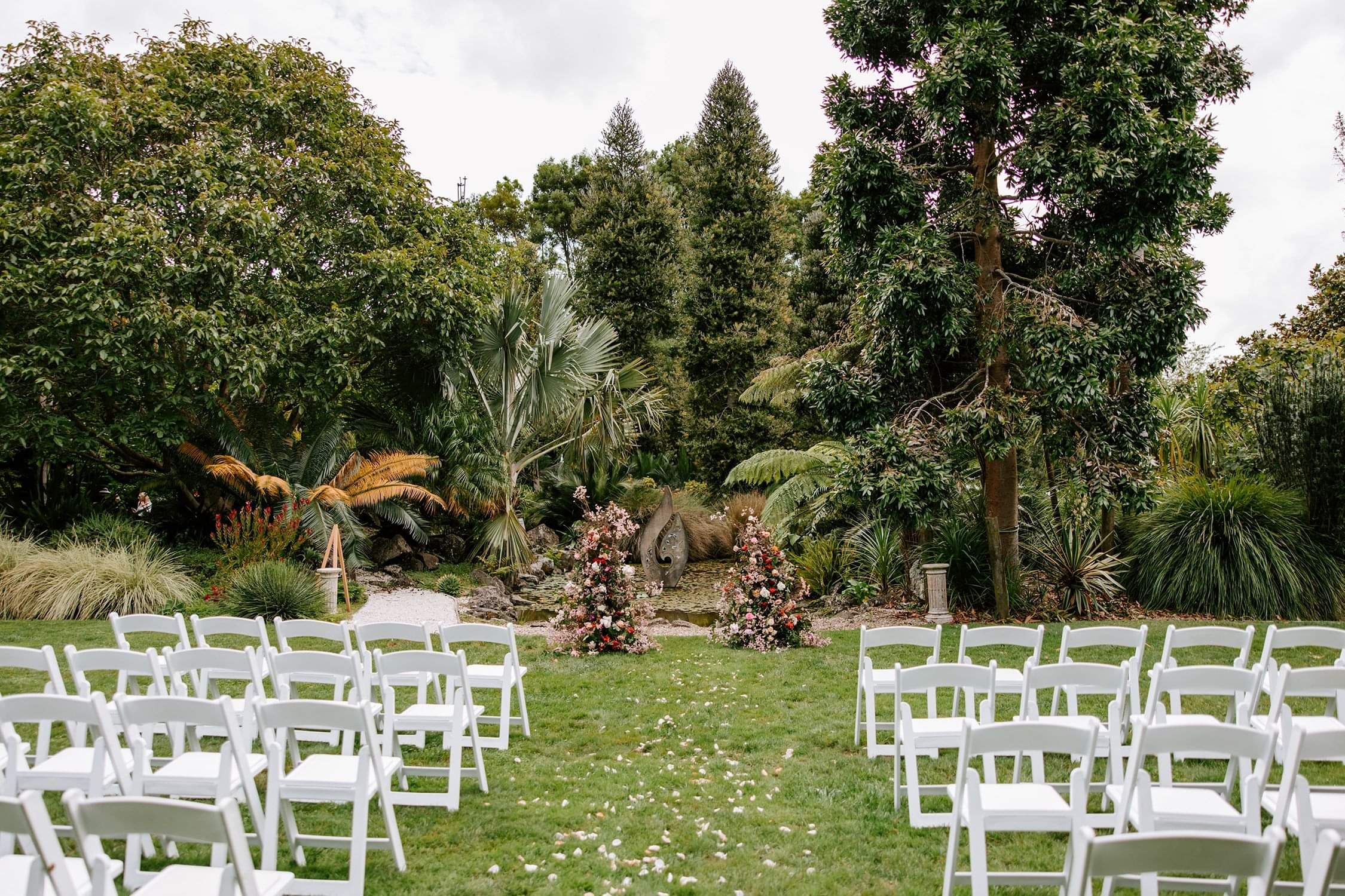 mother's day lunch set up at Markovina