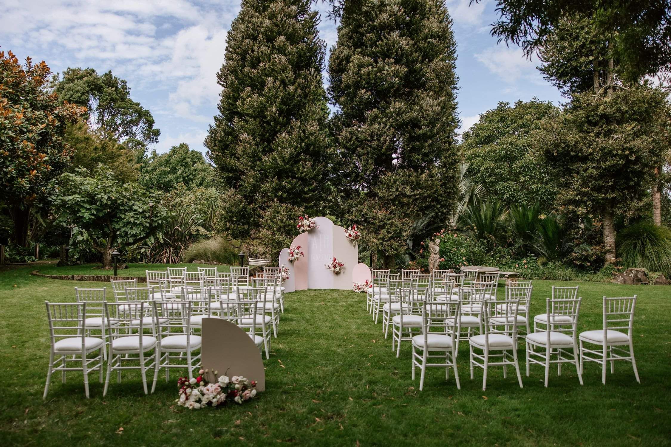 mother's day lunch set up at Markovina