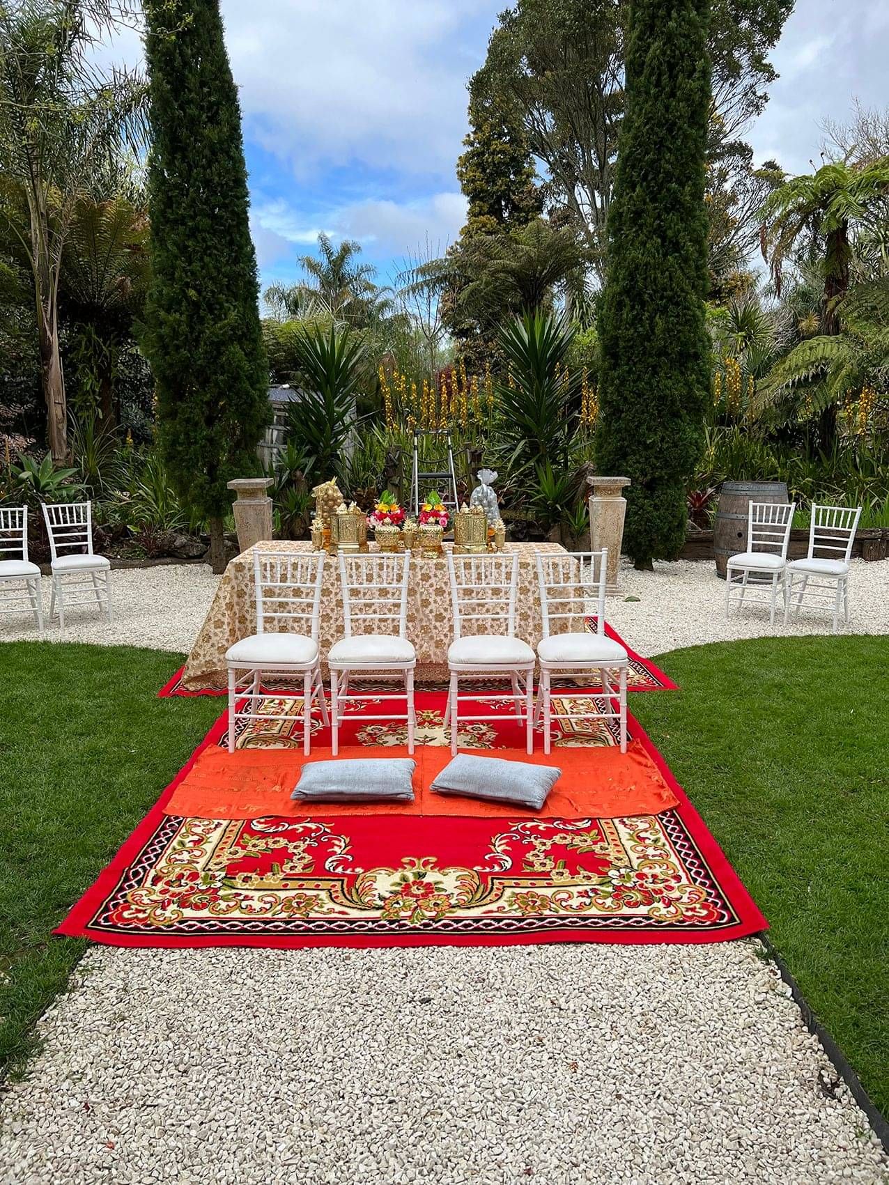 people playing tug of war in roman dress up