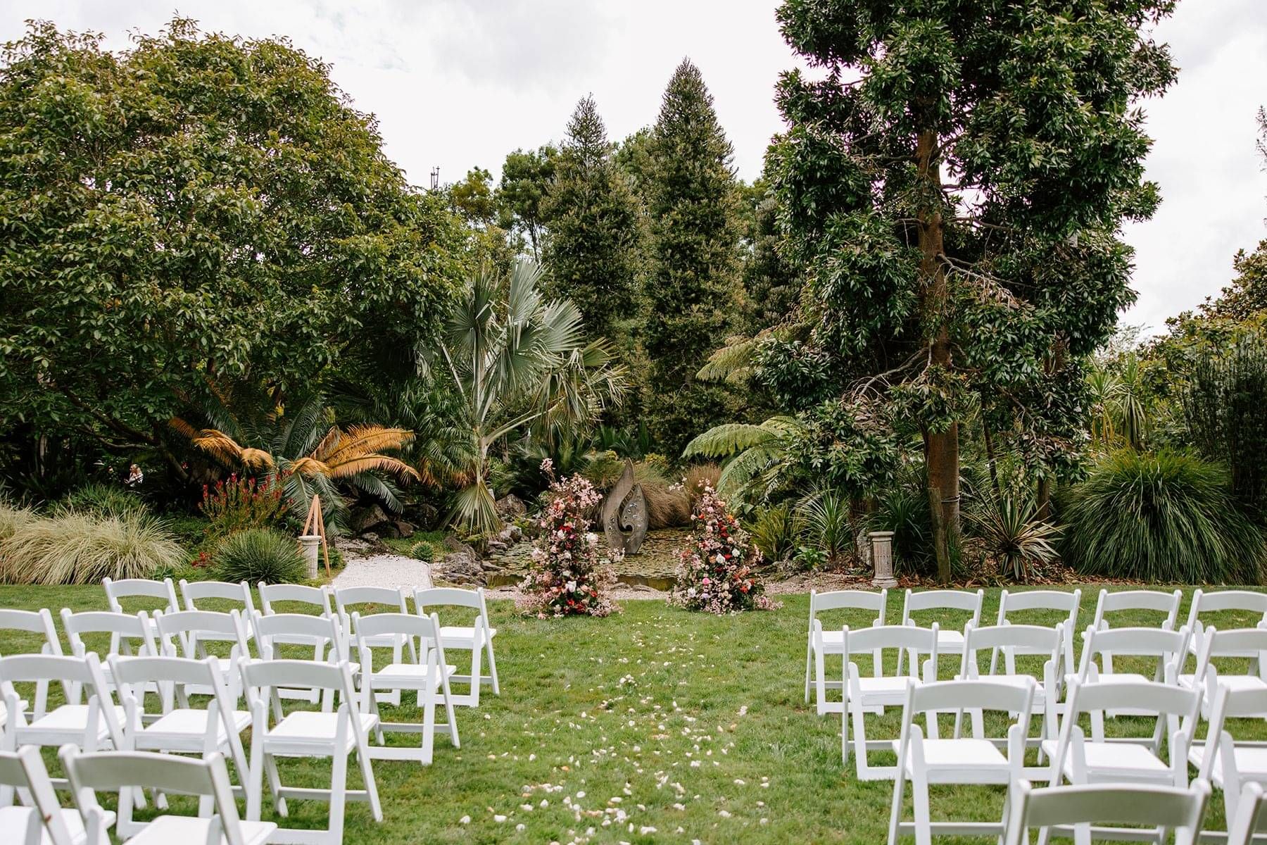 mother's day lunch set up at Markovina
