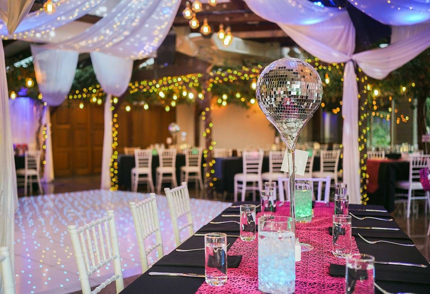 table centerpiece at Markovina