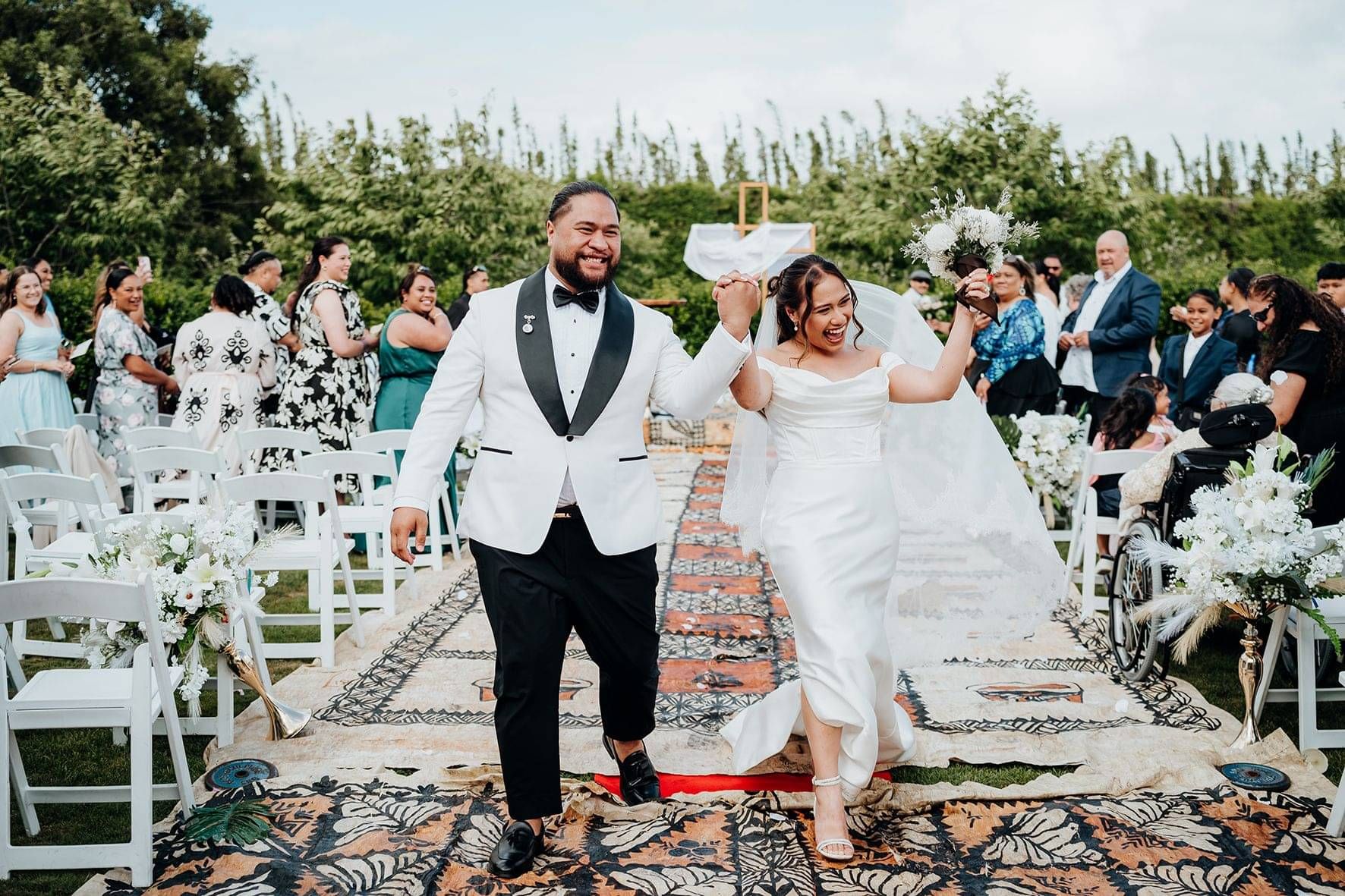 Markovina Vineyard Estate Wedding Venue Happy bridal Couple Kissing