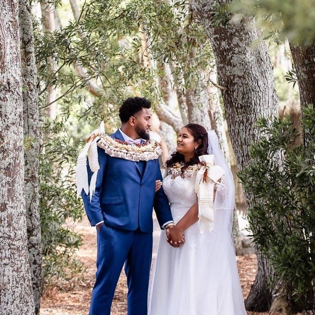 Markovina Vineyard Estate Wedding Venue Happy couple Mele & Jone