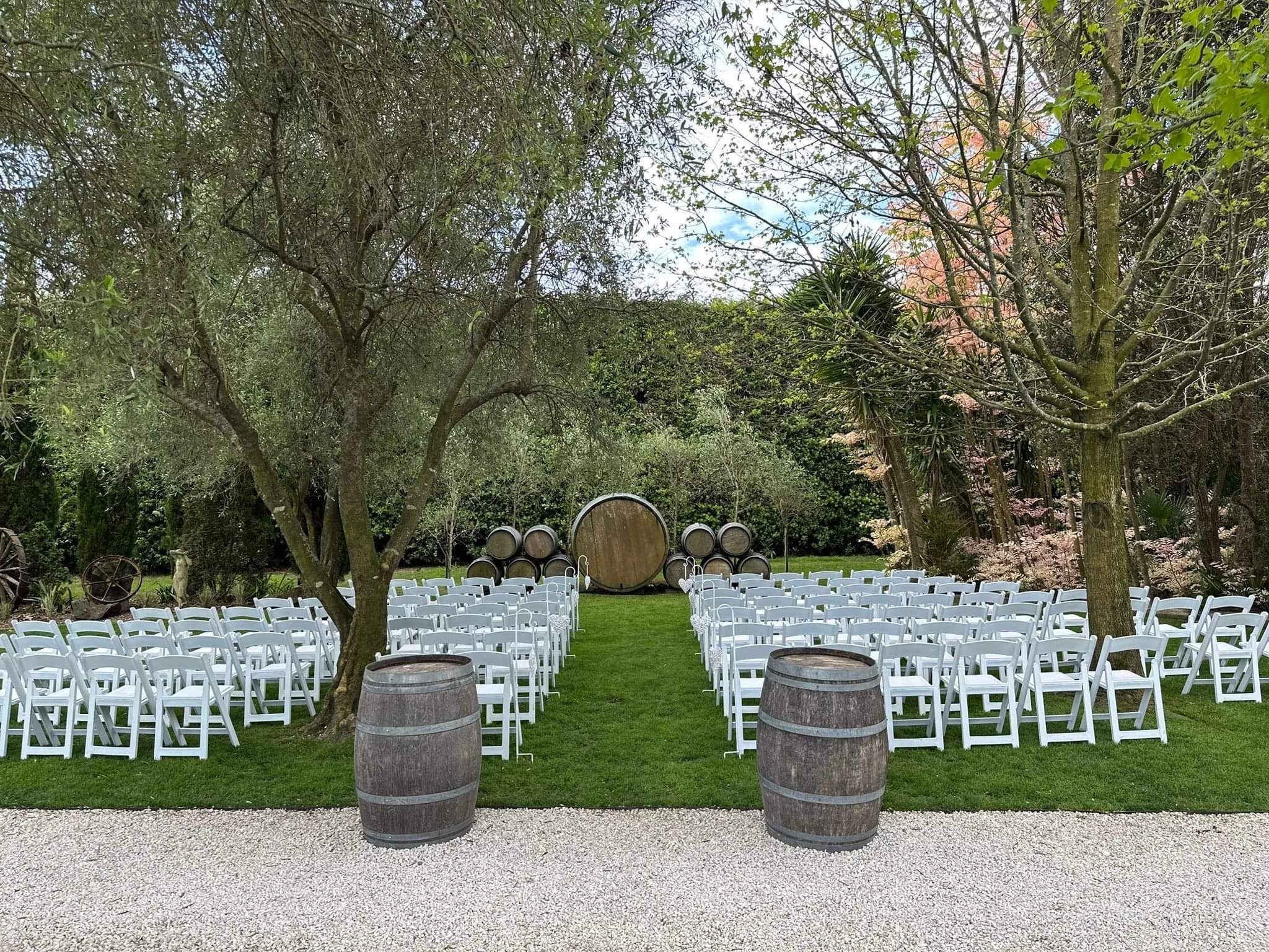 mother's day lunch set up at Markovina