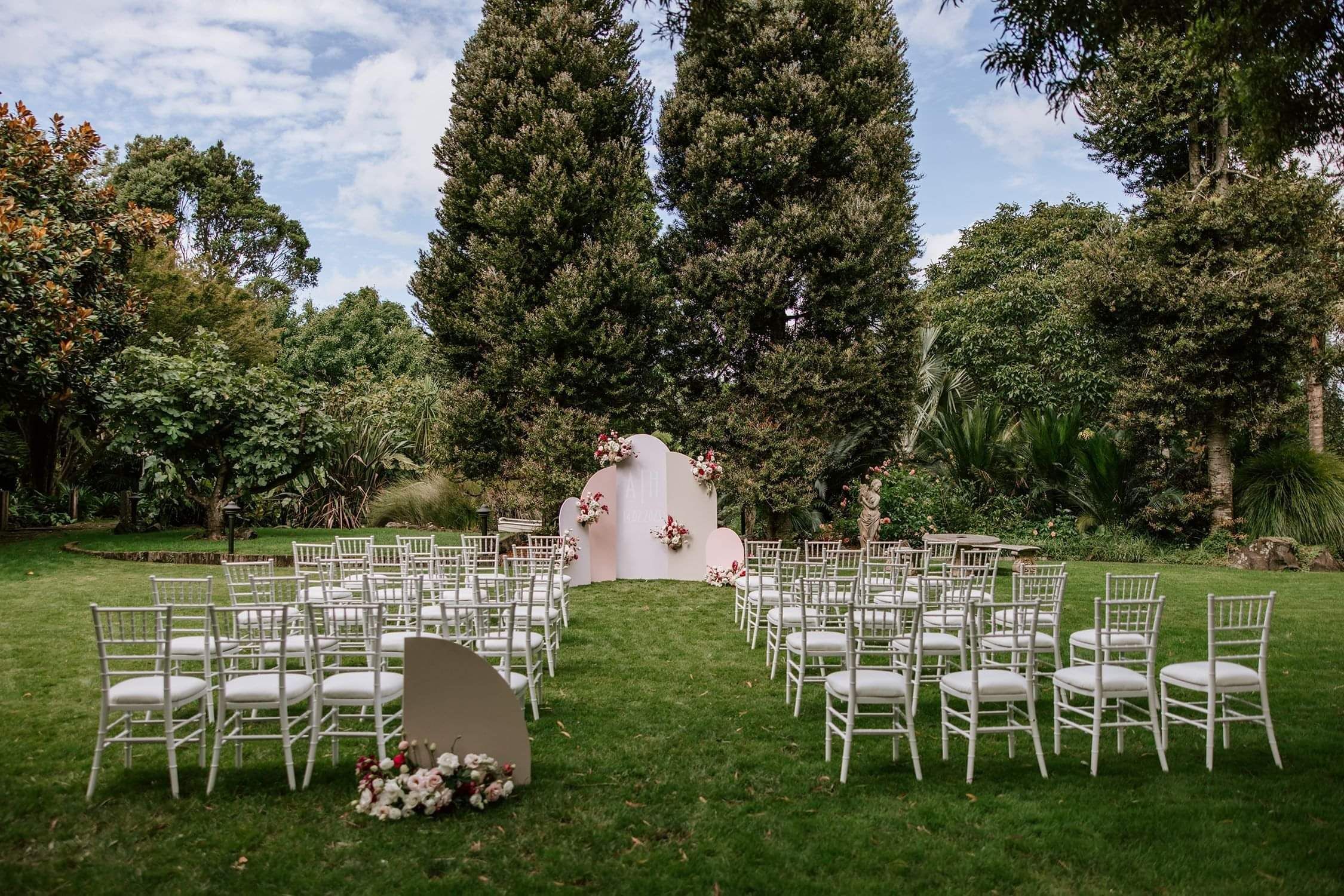 mother's day lunch set up at Markovina