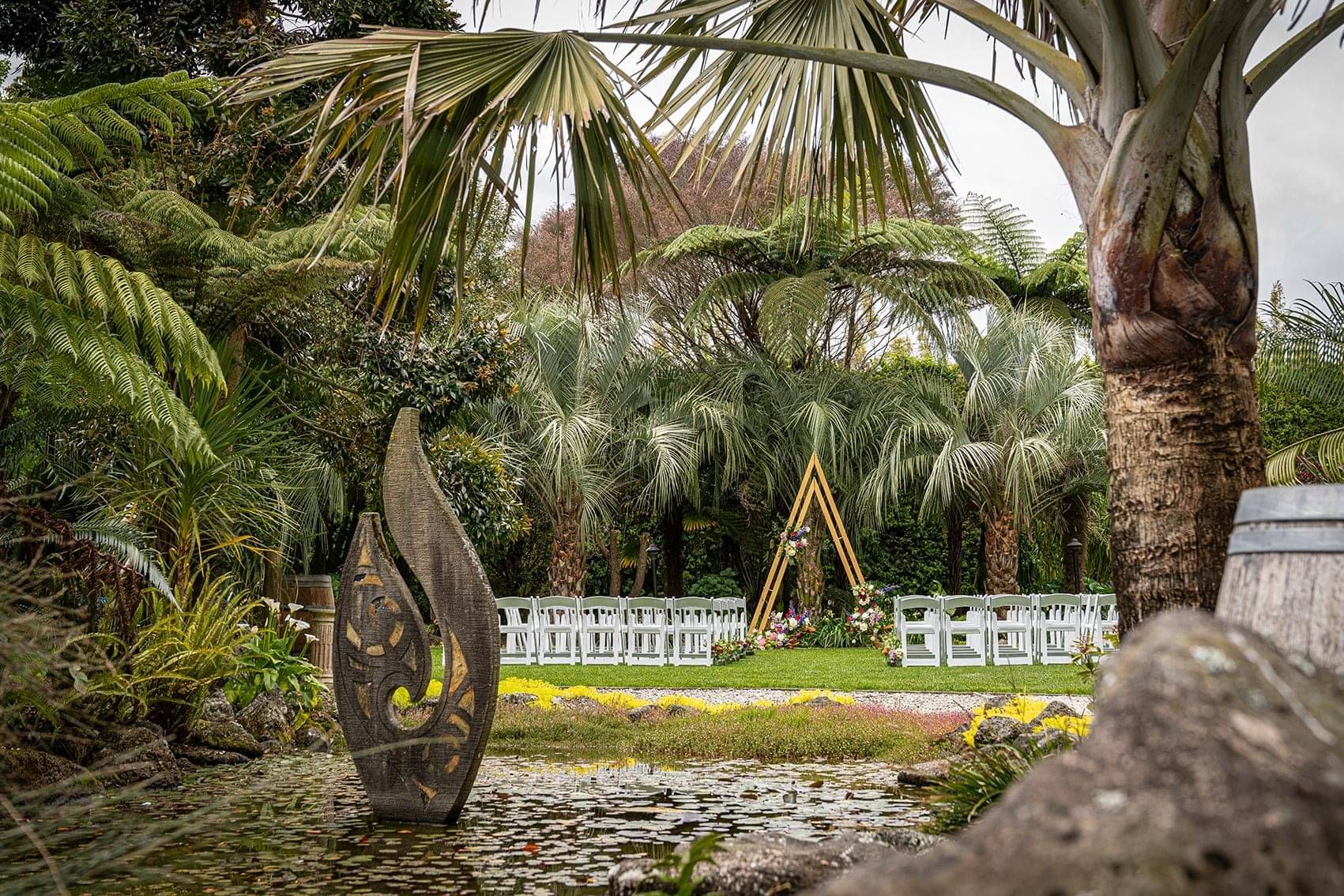 Markovina Estate Wedding Venue Pebble Beach Ceremony Setup